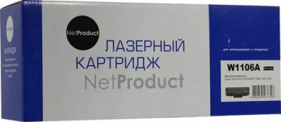 Картридж NetProduct (N-W1106A) для HP Laser 107a/107r//MFP135a/135r/135w/137, 1K (без чипа)