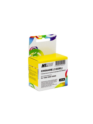 Картридж Hi-Black (CH564HE) для HP DJ 1050/2050/2050S, №122XL, Color