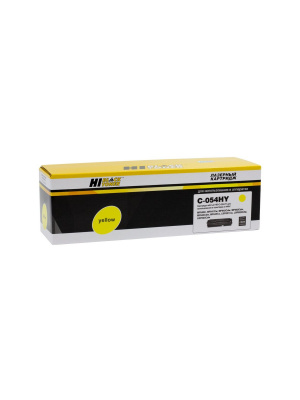 Картридж Hi-Black (HB-№054H Y) для Canon i-SENSYS LBP621Cw/622/623/ imageCLASS MF642Cdw, Y, 2,3K