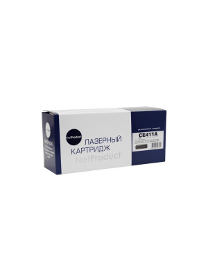 Картридж NetProduct (N-CE411A) для HP CLJ Pro300 Color M351/M375/Pro400 Color/M451, C,2,6K