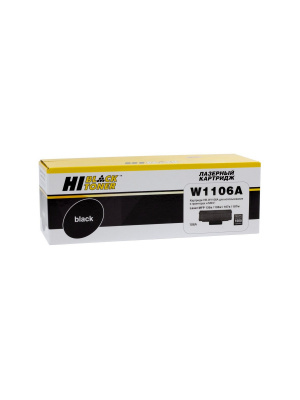 Картридж Hi-Black (HB-W1106A) для HP Laser 107a/107r//MFP135a/135r/135w/137, 1K (с чипом) 