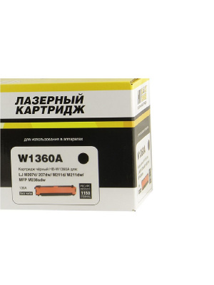 Картридж Hi-Black (HB-W1360A) для HP LaserJet M211/MFP M236, 1,15K (без чипа)