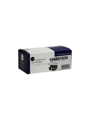 Тонер-картридж NetProduct (N-106R01634) для Xerox Phaser 6000/6010/WC6015, Bk, 2K