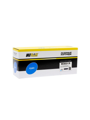 Тонер-картридж Hi-Black (HB-W2031X) для HP Color LaserJet Pro M454dn/M479dw, №415X, C, 6K б/ч
