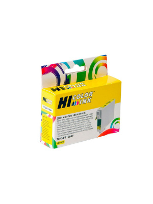 Картридж Hi-Black (HB-T0734) для Epson Stylus C79/C110/T40W/TX200/400/TX600FW, Y