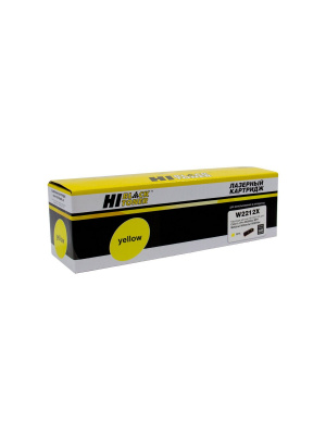 Картридж Hi-Black (HB-W2212X) для HP CLJ Pro M255dw/MFP M282nw/M283fdn, Y, 2,45K, без чипа